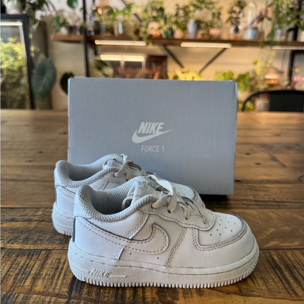 Force 1 Nike Toddler White Sneakers